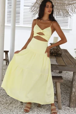 Make It Natural Maxi Dress Yellow