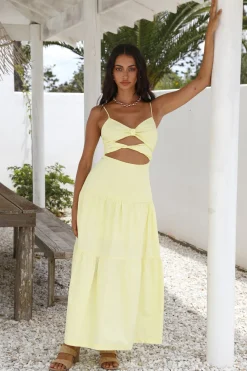 Make It Natural Maxi Dress Yellow