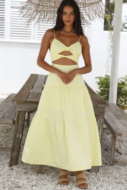 Make It Natural Maxi Dress Yellow