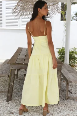 Make It Natural Maxi Dress Yellow