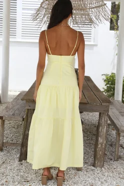 Make It Natural Maxi Dress Yellow