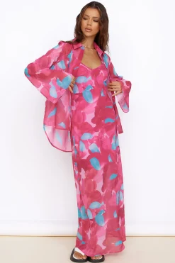 Make Up My Mind Maxi Dress Pink