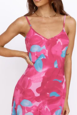 Make Up My Mind Maxi Dress Pink