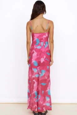 Make Up My Mind Maxi Dress Pink