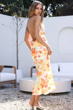 Make You Smile Maxi Dress Yellow