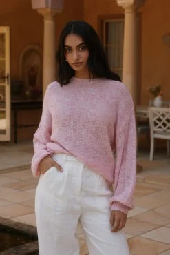 Mikale Knit Jumper Pink