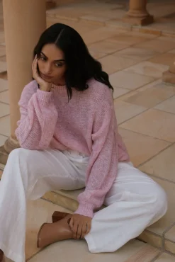 Mikale Knit Jumper Pink