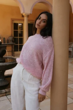 Mikale Knit Jumper Pink