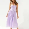 Mimi Moments Strapless Maxi Dress Lilac