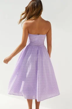 Mimi Moments Strapless Maxi Dress Lilac