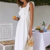 Miss Daisy Maxi Dress Ivory