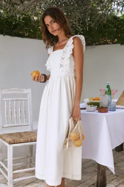 Miss Daisy Maxi Dress Ivory