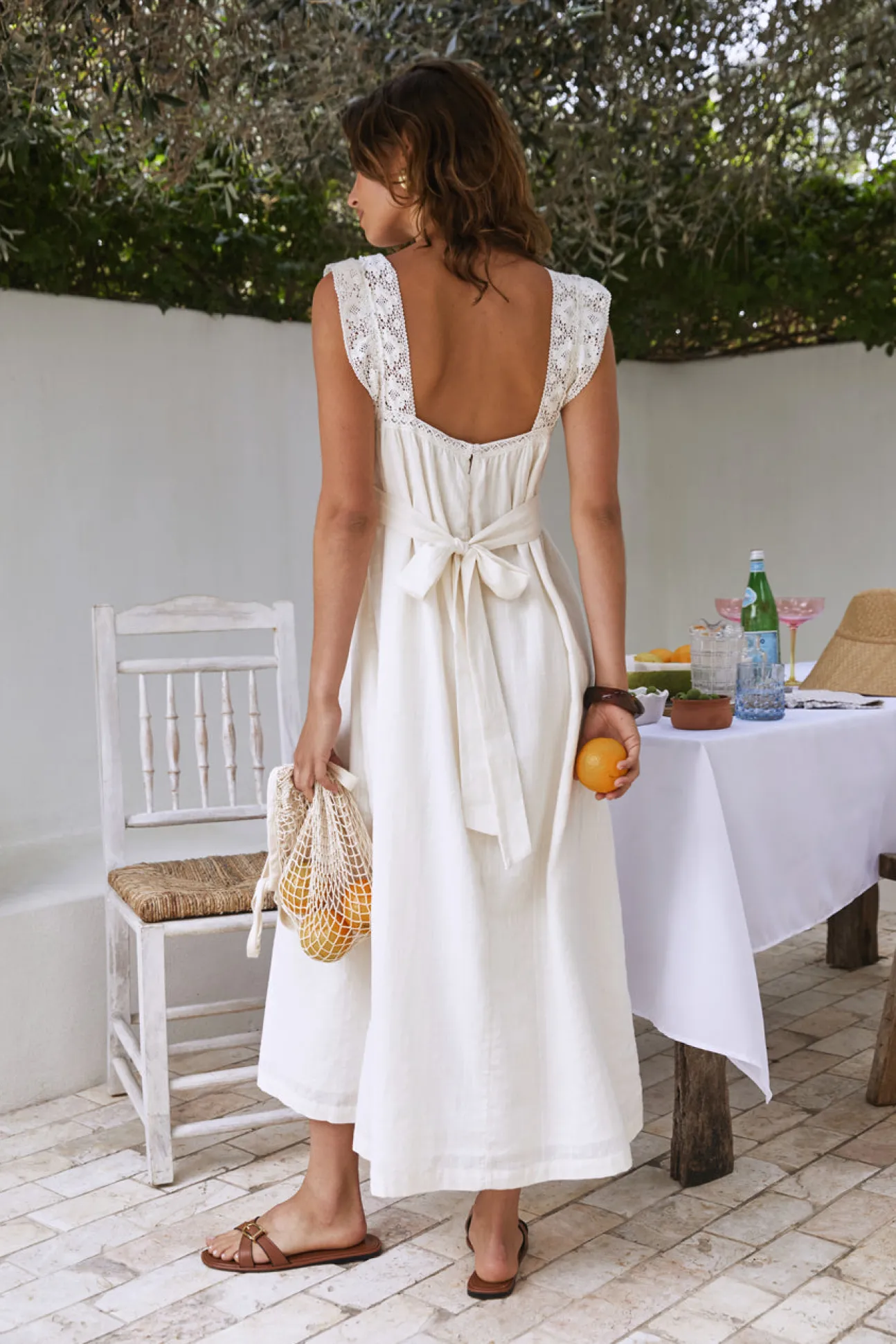 Miss Daisy Maxi Dress Ivory