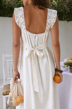 Miss Daisy Maxi Dress Ivory