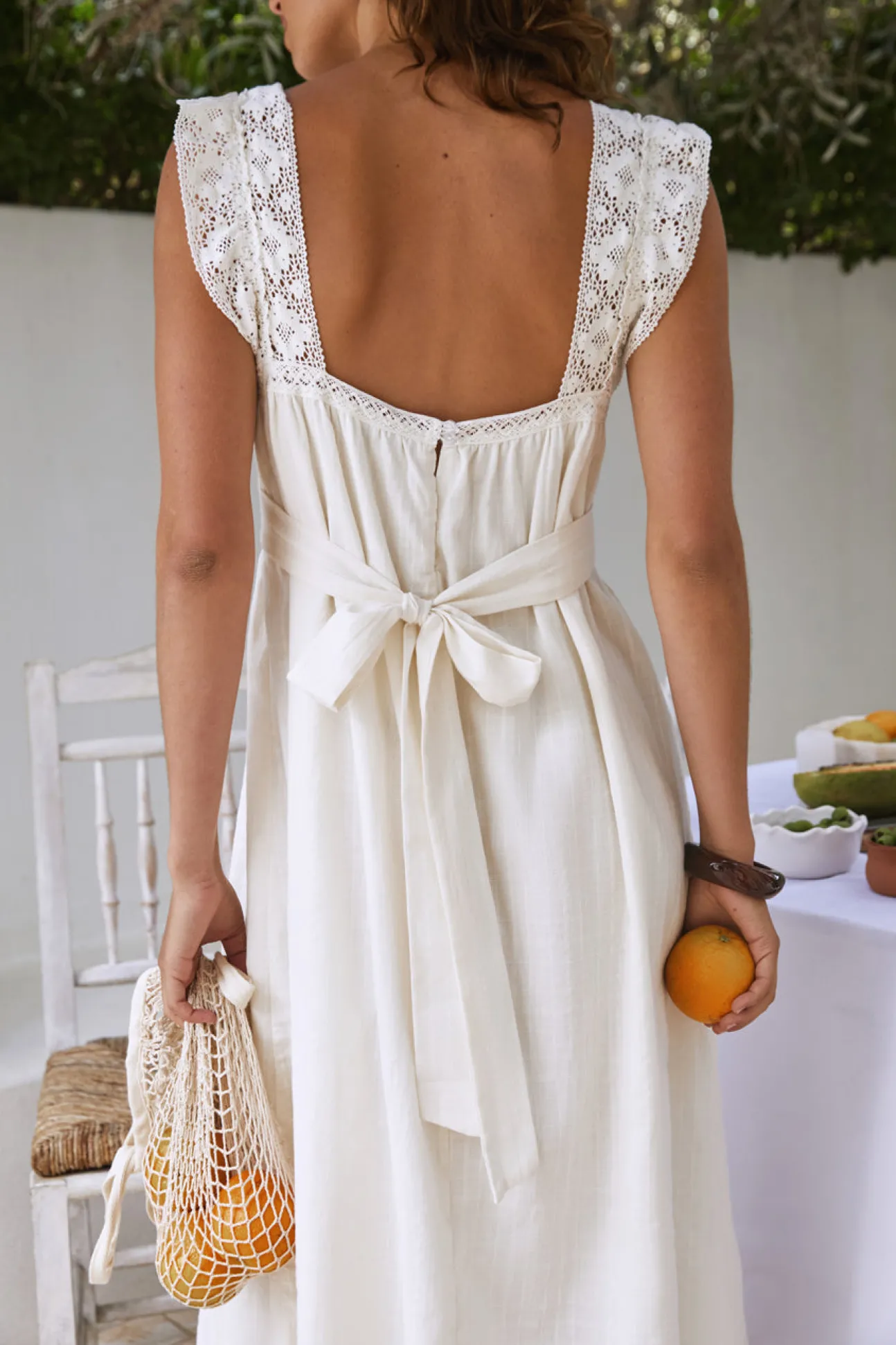 Miss Daisy Maxi Dress Ivory