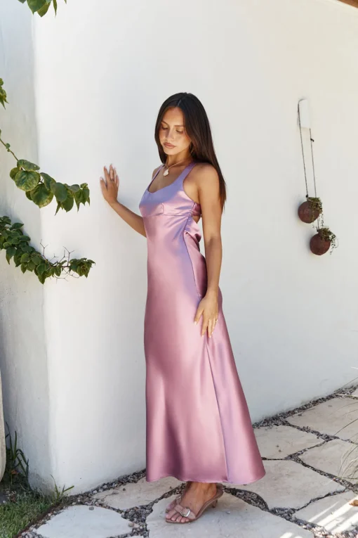 Moonlit Sway Midi Dress Purple