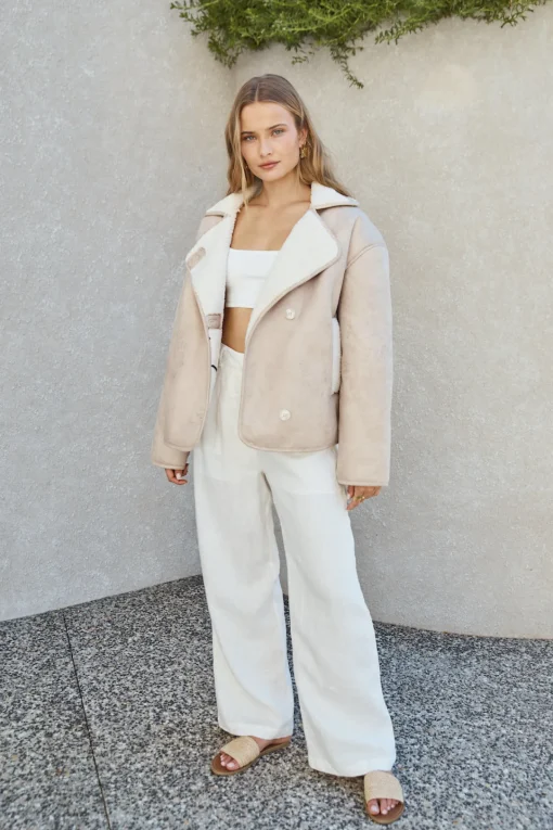 Morning Coffee Jacket Tan