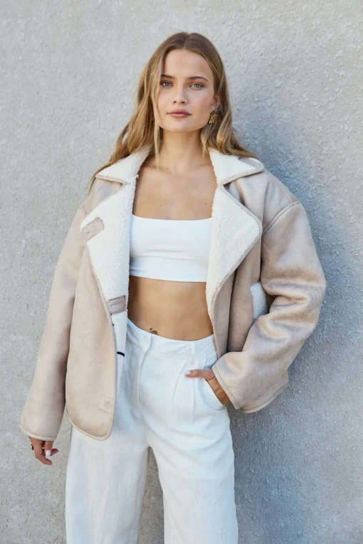 Morning Coffee Jacket Tan