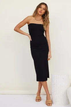 Morning Sun Maxi Dress Black