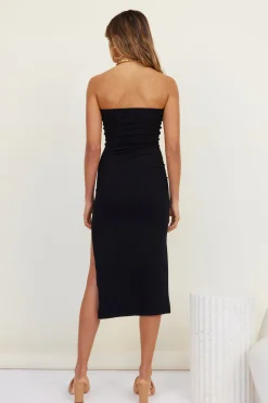 Morning Sun Maxi Dress Black