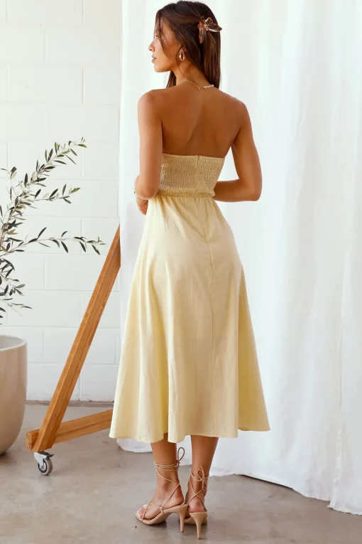 My Advice Maxi Dress Yellow