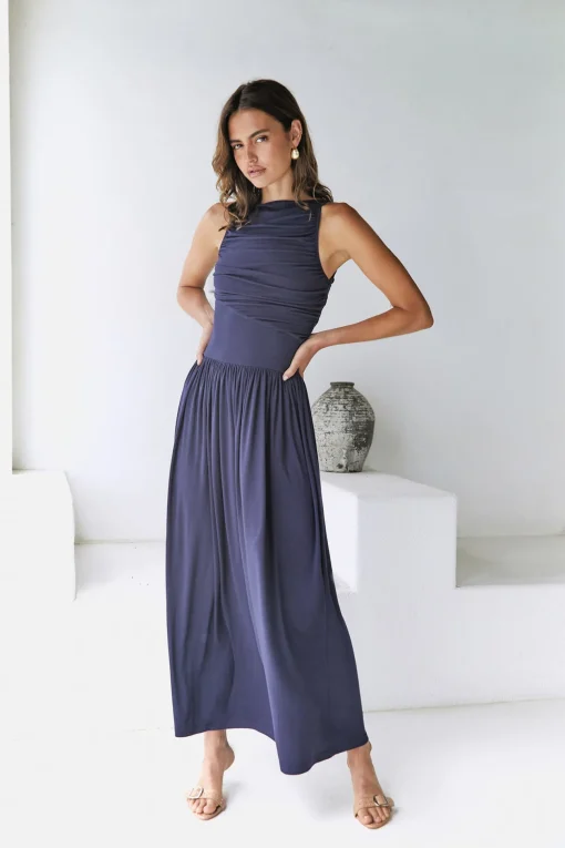Nalla Maxi Dress Navy