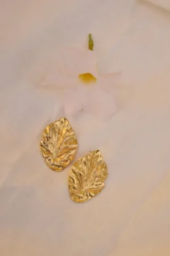 Nature’s Gem Earrings Gold