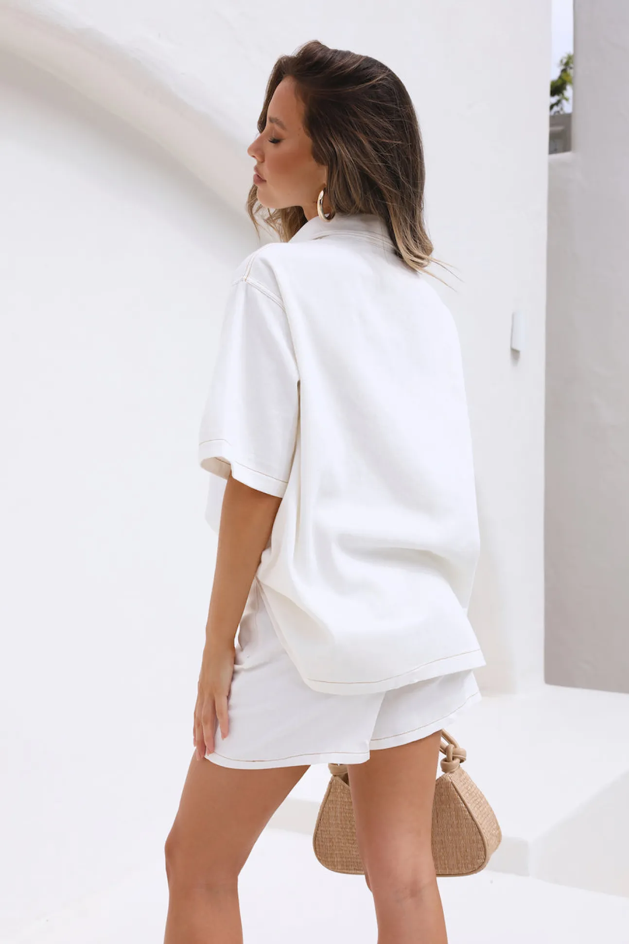 New Beginning Shorts White