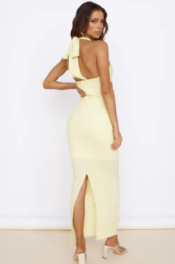 New Found Purpose Maxi Dress Yellow