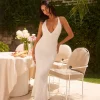 Next to me Midi Dress in Cream