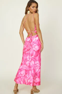 Oceans Apart Maxi Dress Pink