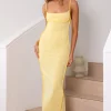 On The Way Maxi Dress Yellow