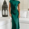 One Last Song Maxi Dress Forest Green