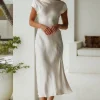 One Last Song Maxi Dress Champagne