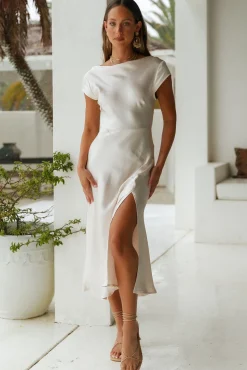 One Last Song Maxi Dress Champagne