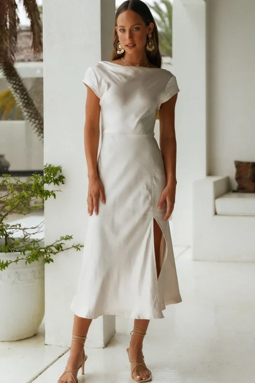One Last Song Maxi Dress Champagne