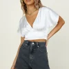 Out Of Mind Crop Top White
