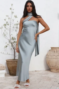Over The Pond Maxi Dress Blue
