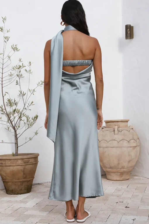Over The Pond Maxi Dress Blue