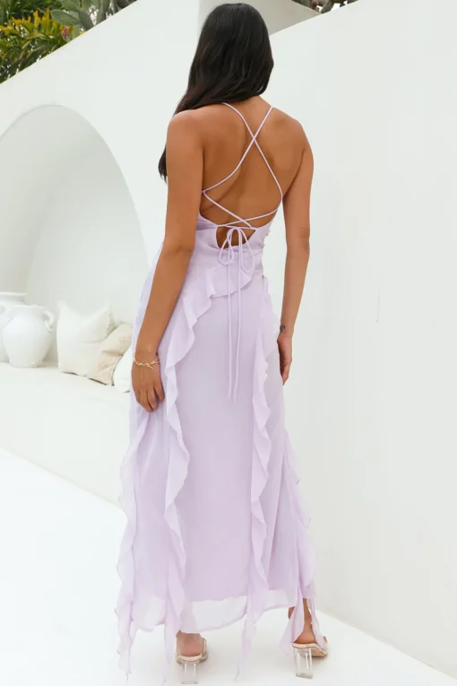 Painting the Sky Maxi Dress Lilac