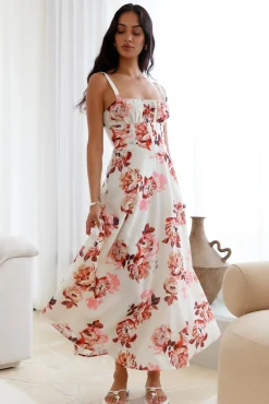 Palermo Mornings Midi Dress Cream