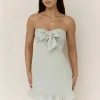Palm Tree Dreaming Mini Dress Sage