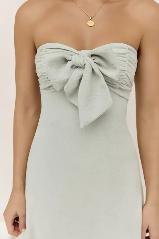 Palm Tree Dreaming Mini Dress Sage