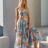 Parisian Escape Bandeau Top Floral