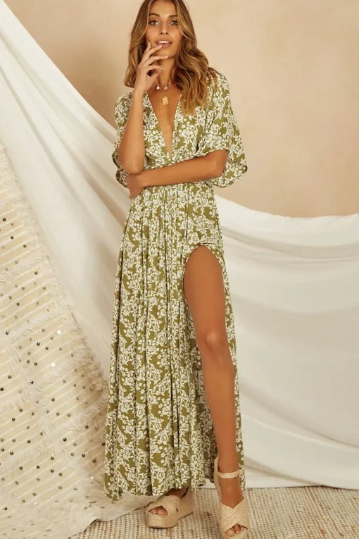 Phoenix Maxi Dress Green