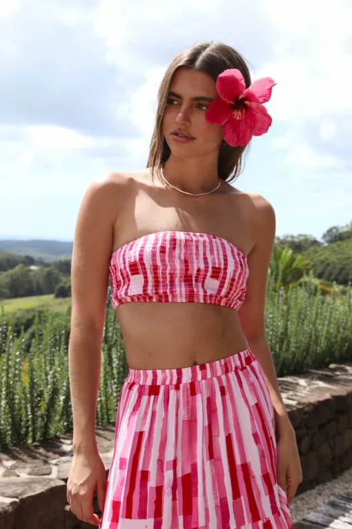 Platonic Crop Top Pink