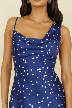 Polaroid Camera Dress Blue