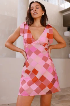 Poppy Mini Dress Pink
