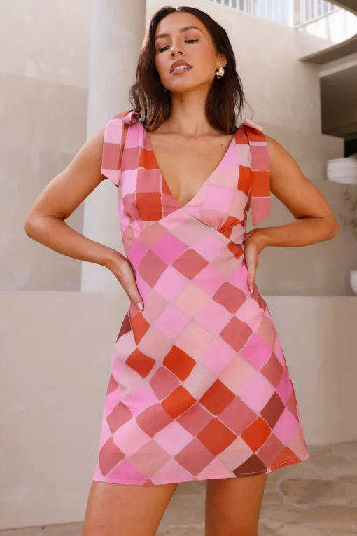 Poppy Mini Dress Pink