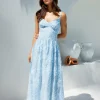 Porcelain Princess Maxi Dress in Blue